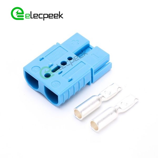 2 Way Forklift Battery Power Cable Connectors 120A