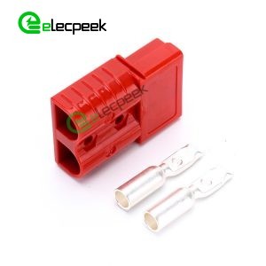 2 Way Forklift Battery Power Cable Connectors 120A