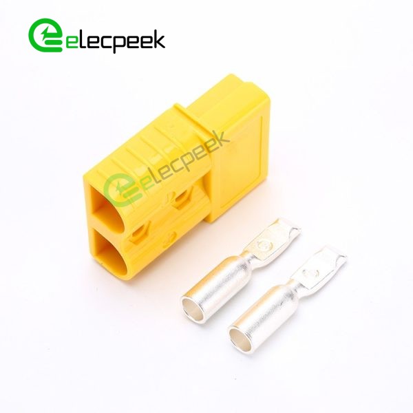 2 Way Forklift Battery Power Cable Connectors 120A