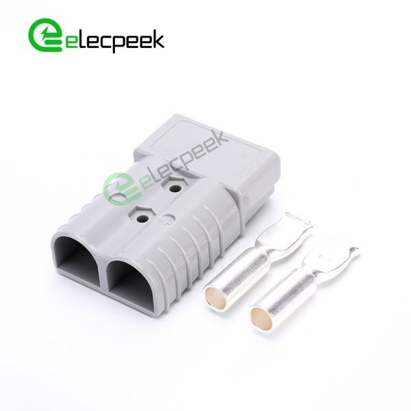 2 Way Forklift Battery Power Cable Connectors 350A