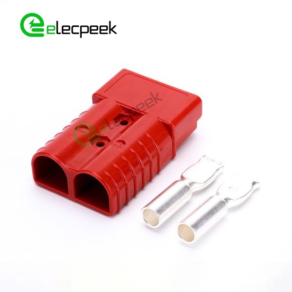 2 Way Forklift Battery Power Cable Connectors 350A