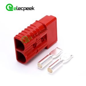 2 Way Forklift Battery Power Cable Connectors 350A