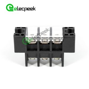 3 Pin Panel Feed Through Terminal Block 30A 600V UL94-V0