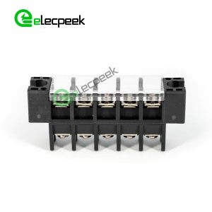 Panel Feed Through Terminal Block 5 Pin 30A 600V UL94-V0