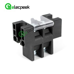 50A Panel Feed Through Terminal Block 2 Pin 8mm2 600V Straight