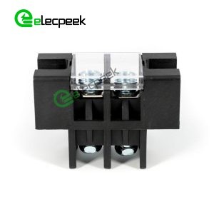 75A 2 Pin Panel Feed Through Terminal Block 600V 22mm2 UL94-V0