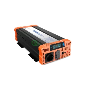 2000W Pure Sine Wave DC 12V 24V to AC 110V Inverter Orange
